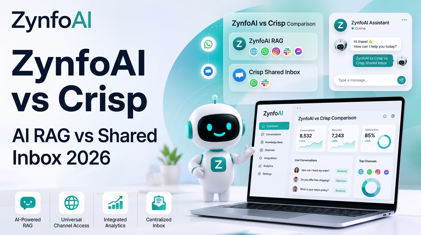 ZynfoAI vs Crisp: Pricing & Features Comparison 2026